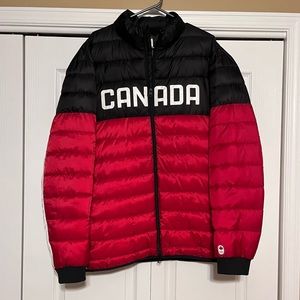 Canada Olympic Hudson’s Bay Men’s Puffer Jacket - Size XXL